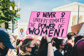 Photo of a women's rights march by Gayatri Malhotra